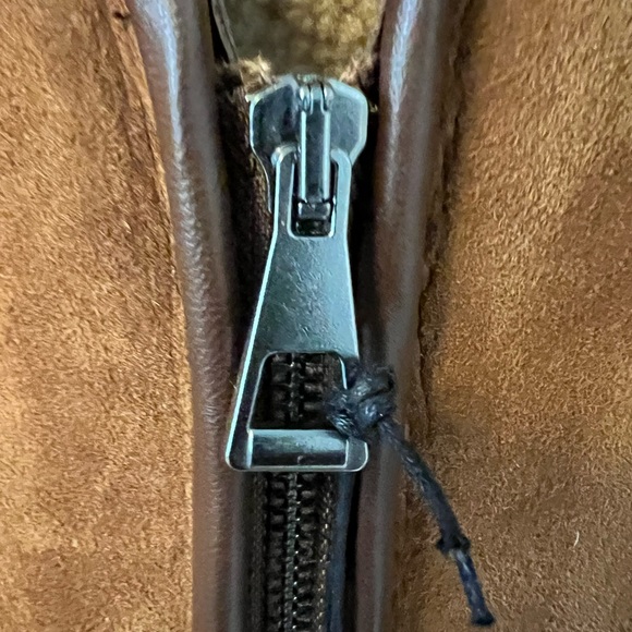 Homecore Leather and Suede Shearling Vest - Picture 5 of 15